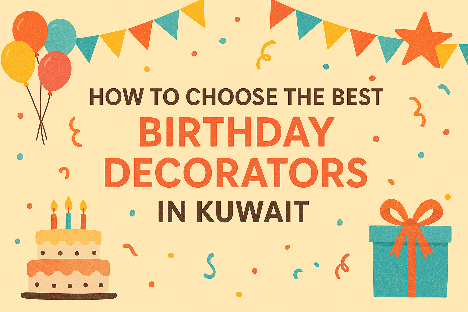 How to Choose the Best Birthday Decorators in Kuwait