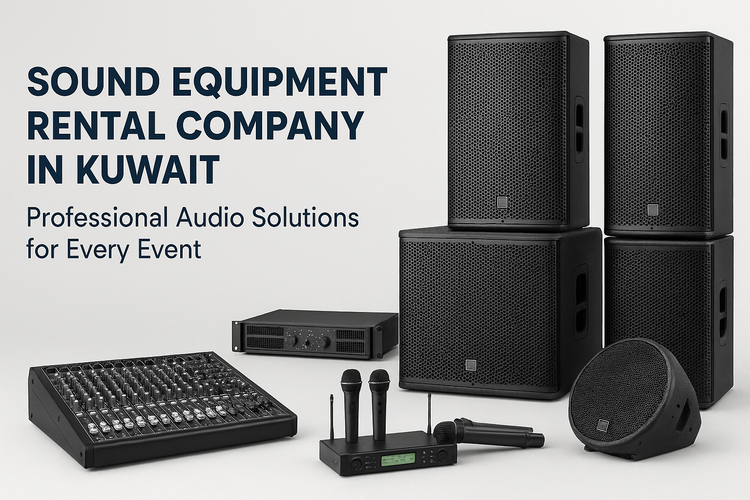 Sound Equipment Rental Company in Kuwait  