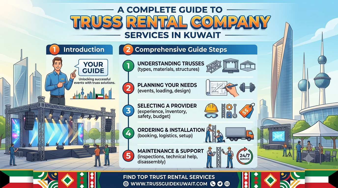 A Complete Guide to Truss Rental Company Services in Kuwait